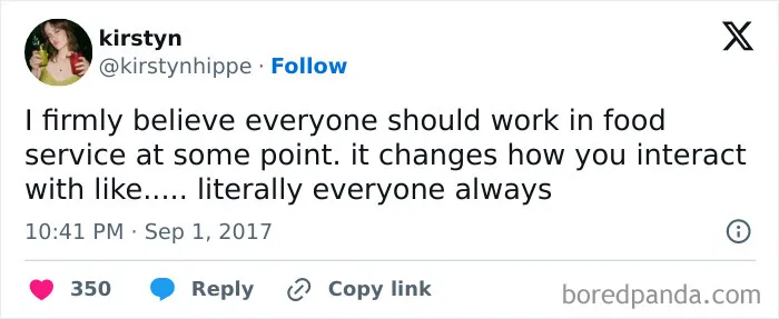 It Makes You More Patient With Stupid People And Also Makes You Way Less Irritable When Places Are Running Behind/Messing Things Up