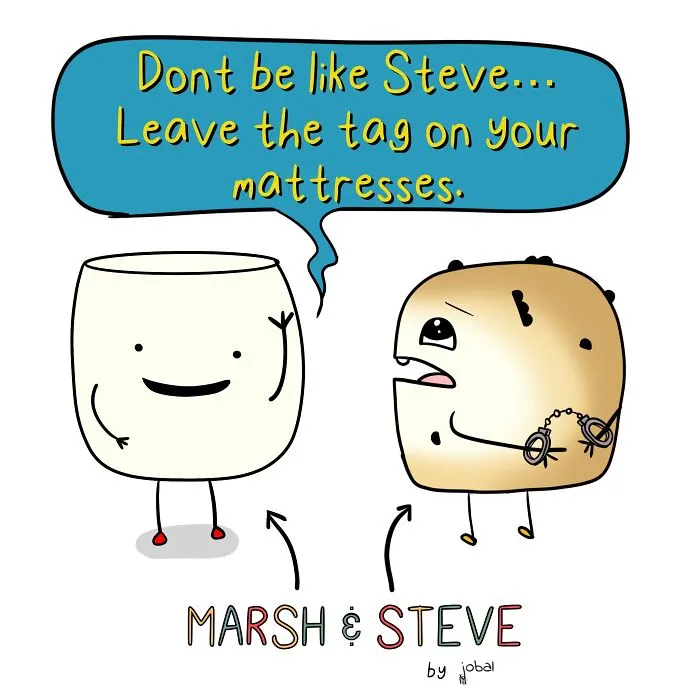 My 10 One-Panel Comics Featuring Two Marshmallows