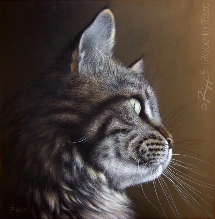 Italian Artist Roberto Rizzo Brings Pets To Life In 26 Realistic Portraits