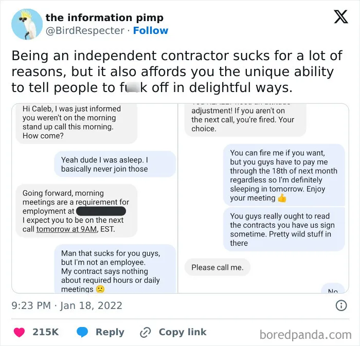 To Discipline A Non-Employee