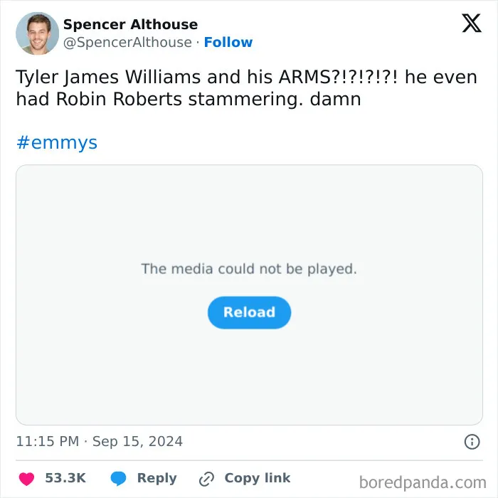  Tyler James Williams’ Cutoff Suit Certainly Showed A Lot