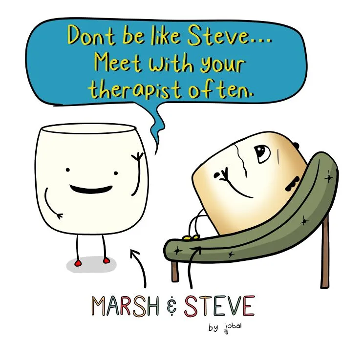 My 10 One-Panel Comics Featuring Two Marshmallows