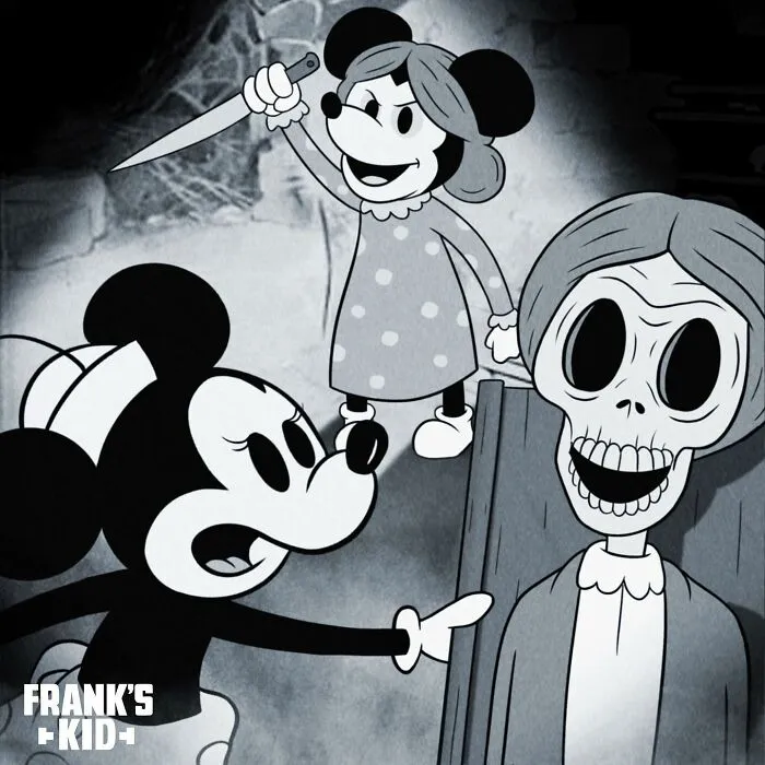 Childhood Cartoons Meet Horror: Artist’s Darkly Nostalgic Artwork Will Haunt Your Memories (32 Pics)