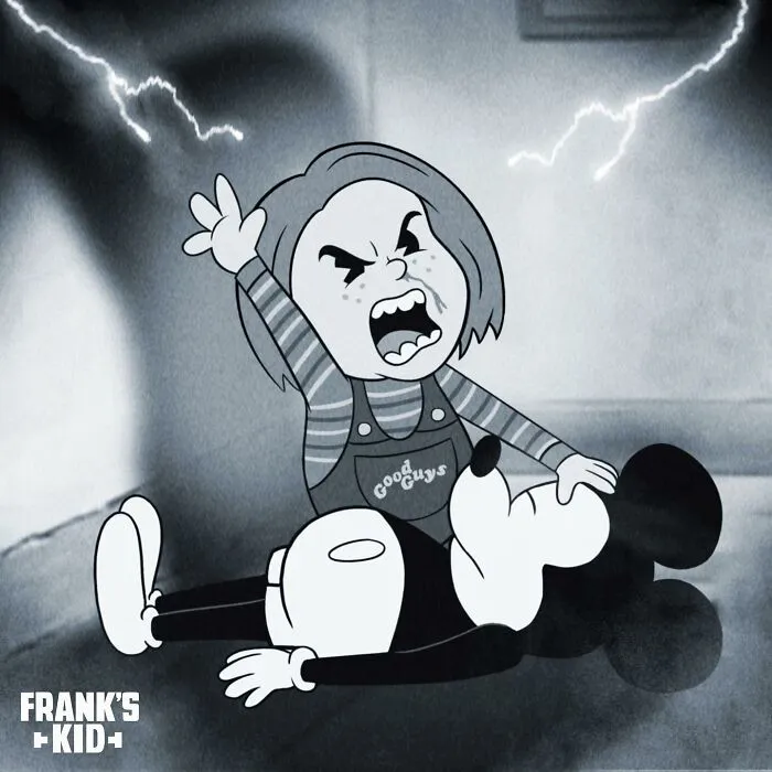 Childhood Cartoons Meet Horror: Artist’s Darkly Nostalgic Artwork Will Haunt Your Memories (32 Pics)