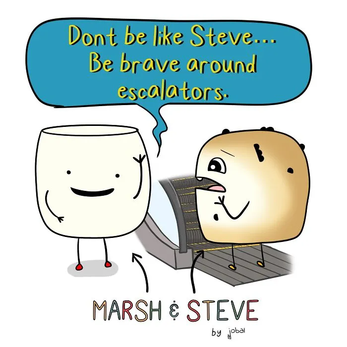 My 10 One-Panel Comics Featuring Two Marshmallows