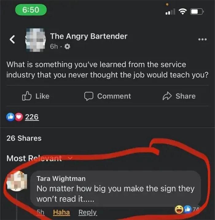 The Uselessness Of Signs