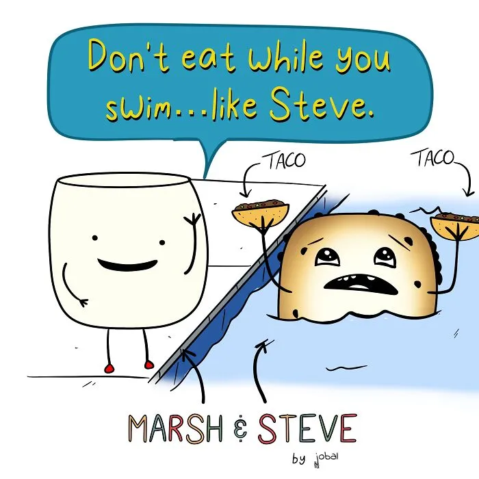 My 10 One-Panel Comics Featuring Two Marshmallows