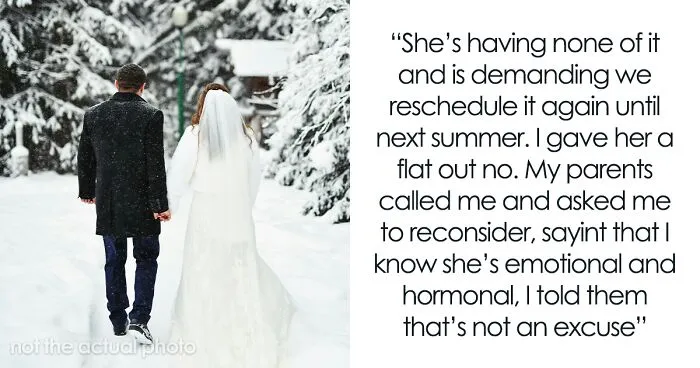 Bride Refuses To Move Her Wedding Once Again Just Because Of Her Pregnant MOH