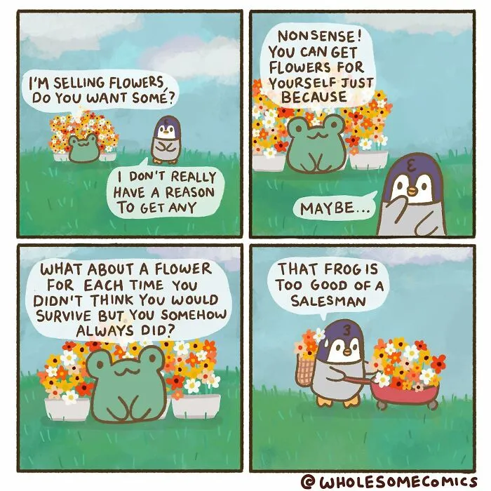30 ‘Wholesome Comics’ By This Artist That Might Help Heal Your Heart