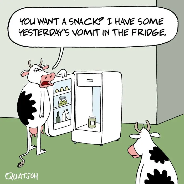 20 Absurd And Witty Comics Depicting Ridiculous Situations By Quatsch (New Pics)