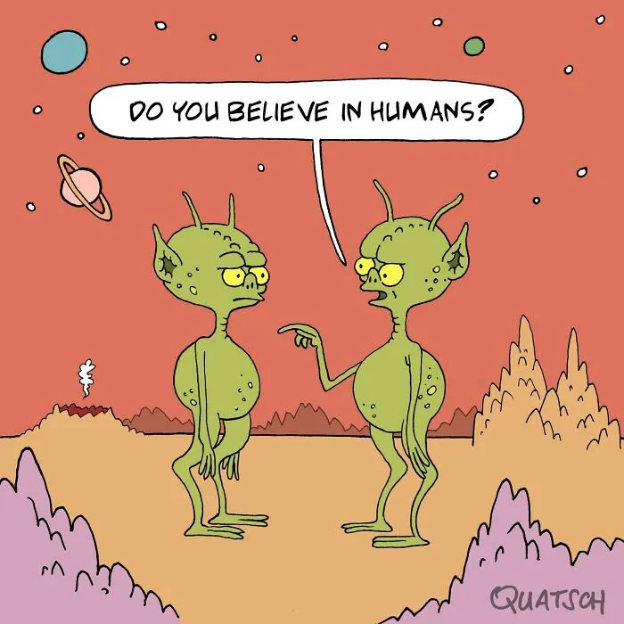 20 Absurd And Witty Comics Depicting Ridiculous Situations By Quatsch (New Pics)