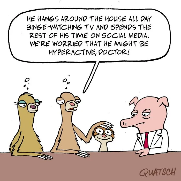 20 Absurd And Witty Comics Depicting Ridiculous Situations By Quatsch (New Pics)
