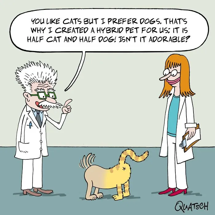 20 Absurd And Witty Comics Depicting Ridiculous Situations By Quatsch (New Pics)