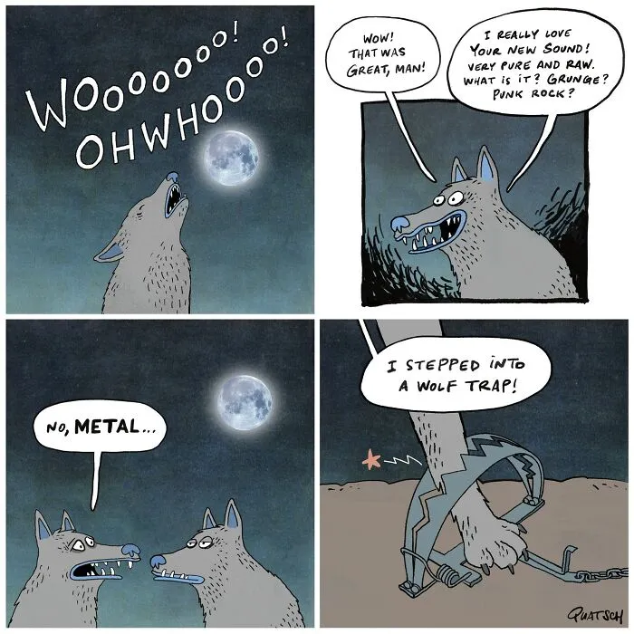 20 Absurd And Witty Comics Depicting Ridiculous Situations By Quatsch (New Pics)