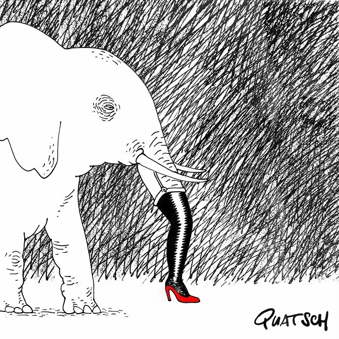 20 Absurd And Witty Comics Depicting Ridiculous Situations By Quatsch (New Pics)