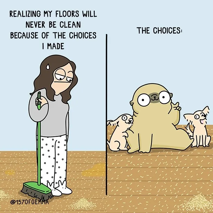 Adorable And Funny Comics About An Artist And Her Life With A Cute Pug (28 New Pics)