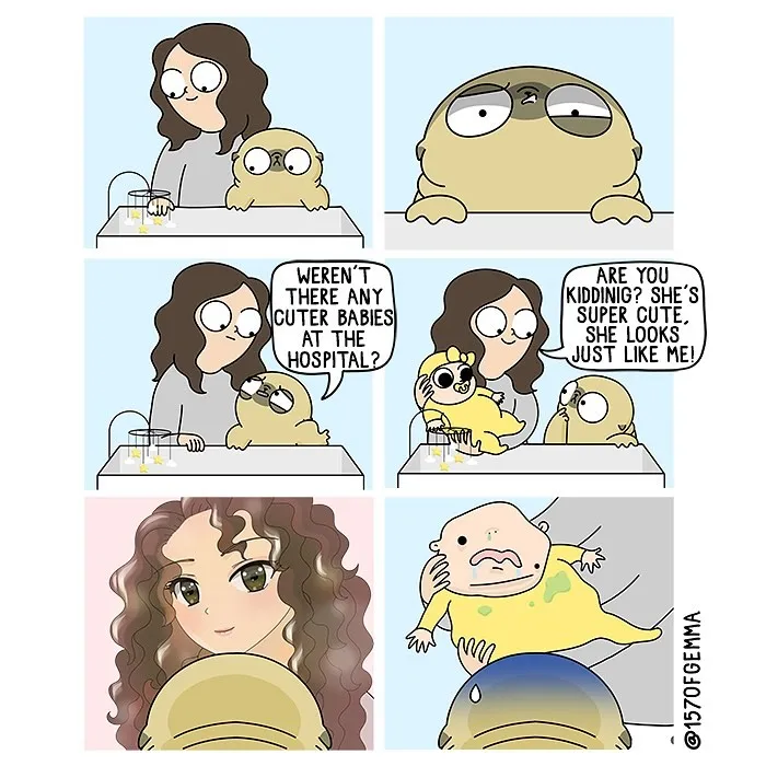 Adorable And Funny Comics About An Artist And Her Life With A Cute Pug (28 New Pics)