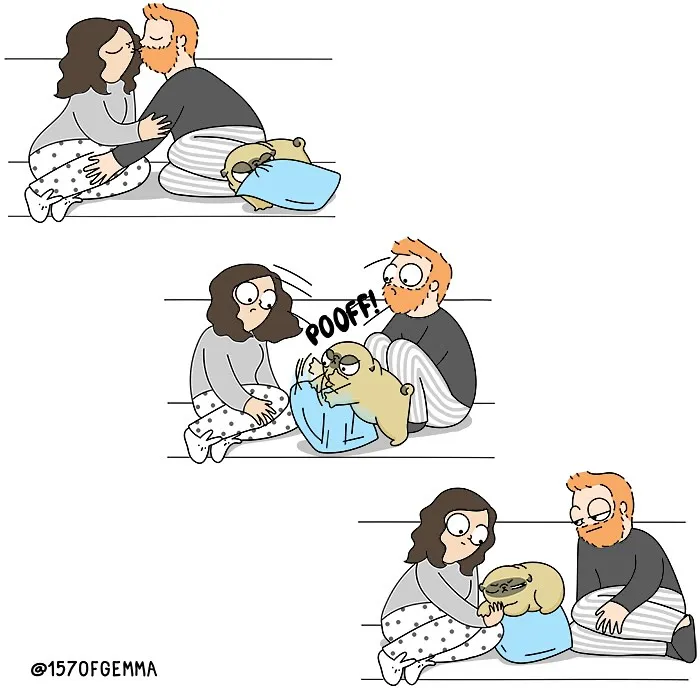 Adorable And Funny Comics About An Artist And Her Life With A Cute Pug (28 New Pics)