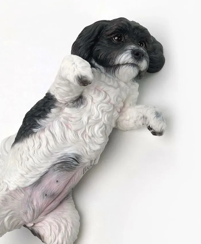 20 Of This Artist’s Hyperrealistic Pet Sculptures That Will Make You Want One Of Your Own