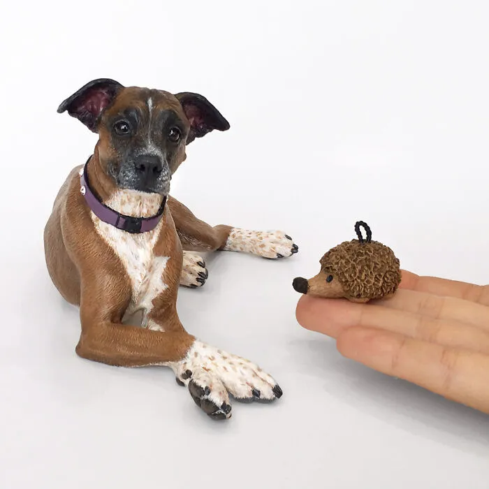 20 Of This Artist’s Hyperrealistic Pet Sculptures That Will Make You Want One Of Your Own