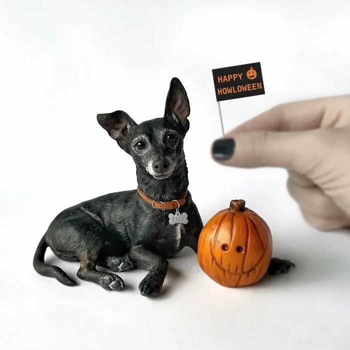 20 Of This Artist’s Hyperrealistic Pet Sculptures That Will Make You Want One Of Your Own