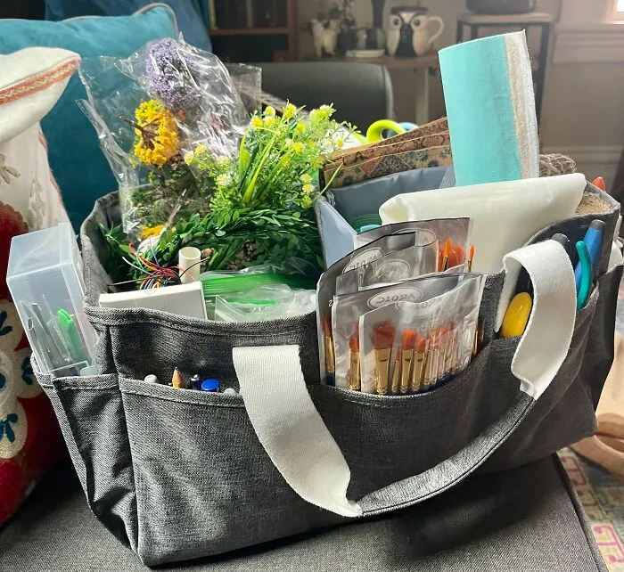 Your Yarn Stash Is About To Be More Organized Than Your Life! This <a Style="Display:inline;" Href="Https://Www.amazon.com/Homest-Organizer-Multiple-Pockets-Scrapbooking/Dp/B0b5lh9t78?crid=o922pkwn82bv&dib=eyj2ijoimsj9.ue_hp0goirejbh1tadvoeqbfioaabimuydwxwbulijzyt21uarh8nizmxd_bstperk1rvkxhfr1c6z_rpezagzhbzprwppb04wfyoetg1n4rhkenbiqid5ja2iyle-Vfmugtynh0wmo8k5w7ungwch6aopmgksvhh7wbdoyczmvs5cozawcsuwjwmvupqrbreah_0lg2voxpjuzjuo5uzkdpuk65gmfb_wyu9lz0e1qnkp_ll_mmz741do86d66mvkl4bofbamfbevwhgyolorpdfawgelc9jidvta1xg_s.r24wuktwlo9trz4irt3saoz3ar4mvidkmk11xb8kczy&dib_tag=se&keywords=art%2bsupply%2bbag&qid=1727152262&sprefix=art%2bsupply%2bbag%2caps%2c359&sr=8-25&th=1&linkcode=ll1&tag=bplemur-20&linkid=68787ffcf0ddb49701ac7f100c8a7dc2&language=en_us&ref_=as_li_ss_tl" Target="_blank"><span Style="Font: Inherit; Color: #d74b1f;"> Craft Organizer Tote Bag</Span> Has A Pocket For Everything (Even That Random Button Collection You Swear You'll Use Someday)