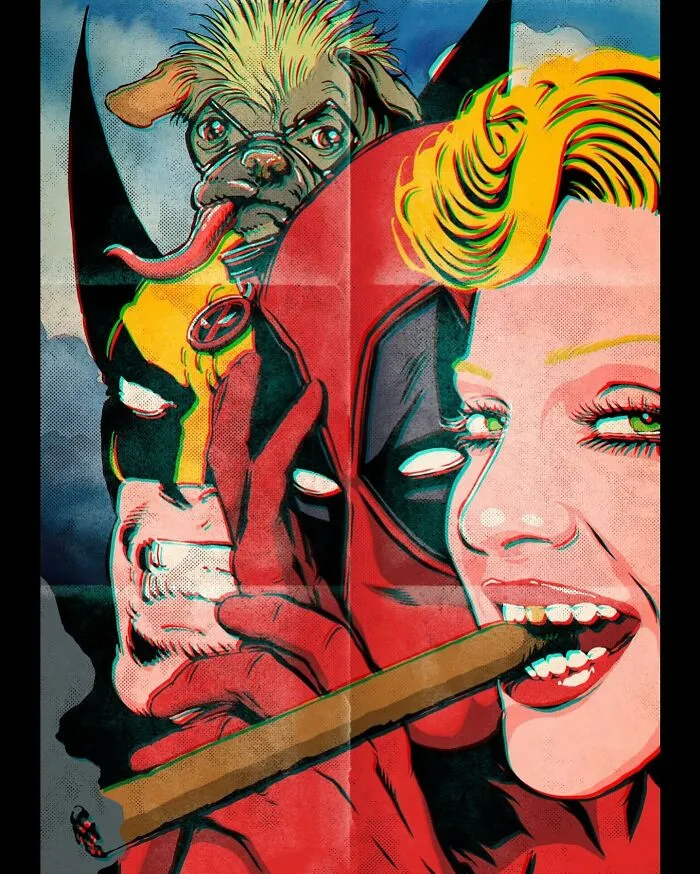 Pop Culture Meets Retro Art in These Vibrant Vintage Mash-Up Illustrations By Butcher Billy (30 Pics)