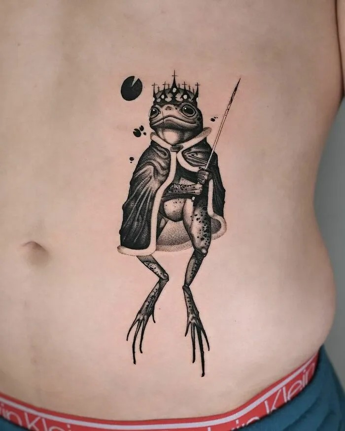 50 Adorable, Creative And Just Awesome Frog Tattoos To Send To Your Favorite Tattoo Artist