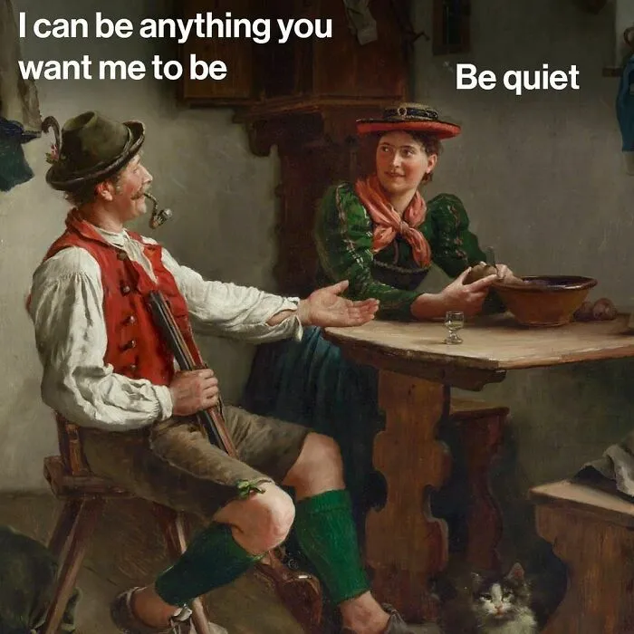 30 Relatable Memes That Combine Classical Art With Situations From Modern Life