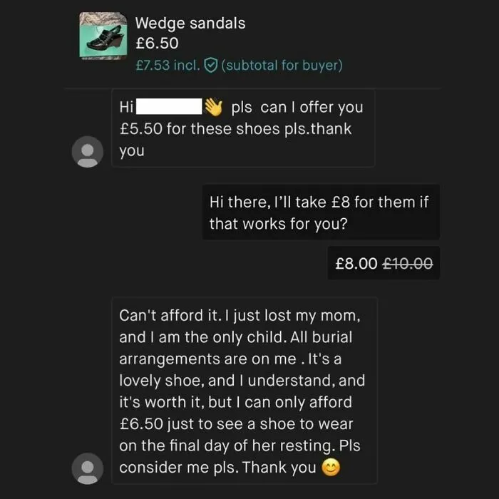 40 Times People Had The Weirdest Convos When Buying Or Selling Online (New Pics)
