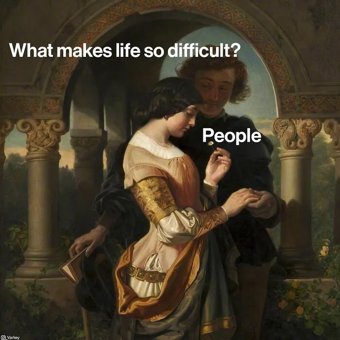 30 Relatable Memes That Combine Classical Art With Situations From Modern Life