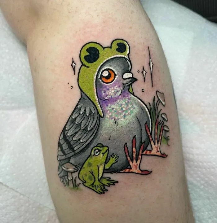 50 Adorable, Creative And Just Awesome Frog Tattoos To Send To Your Favorite Tattoo Artist