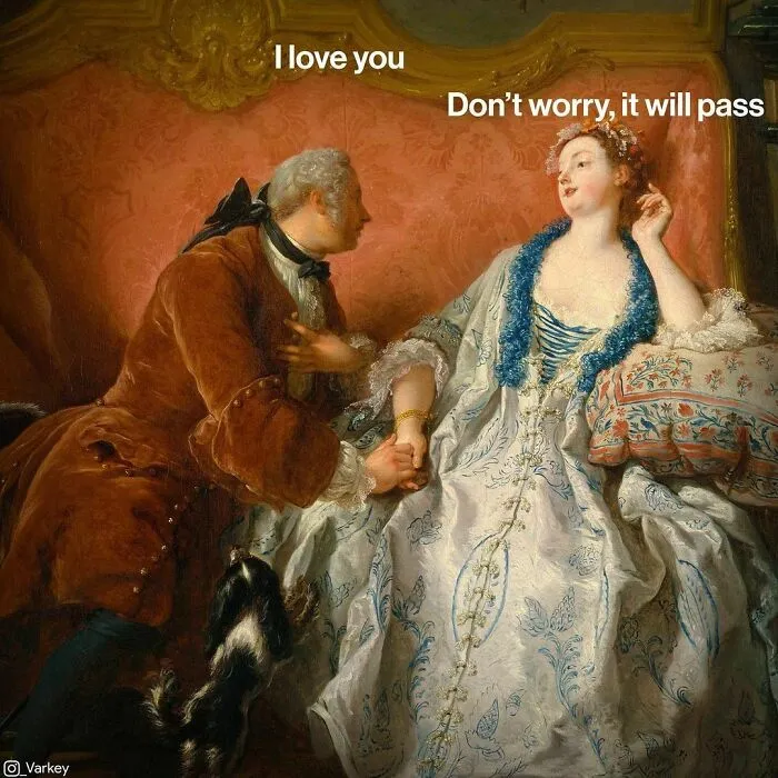 30 Relatable Memes That Combine Classical Art With Situations From Modern Life