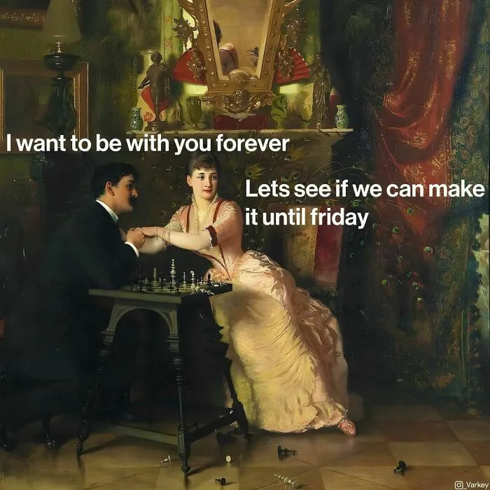 30 Relatable Memes That Combine Classical Art With Situations From Modern Life