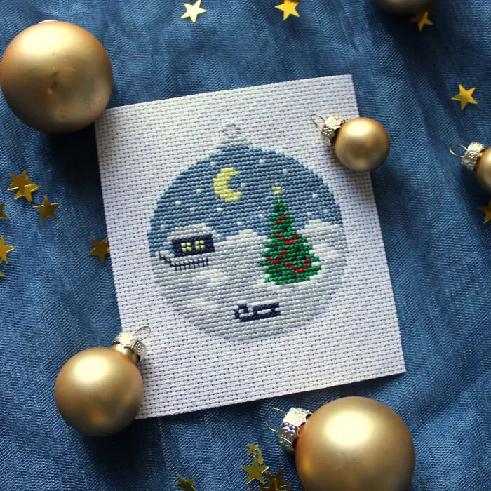 Cute Pattern For A Christmas Card