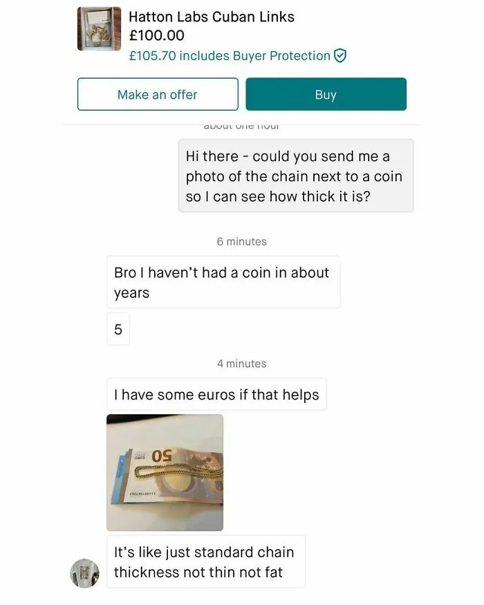 40 Times People Had The Weirdest Convos When Buying Or Selling Online (New Pics)