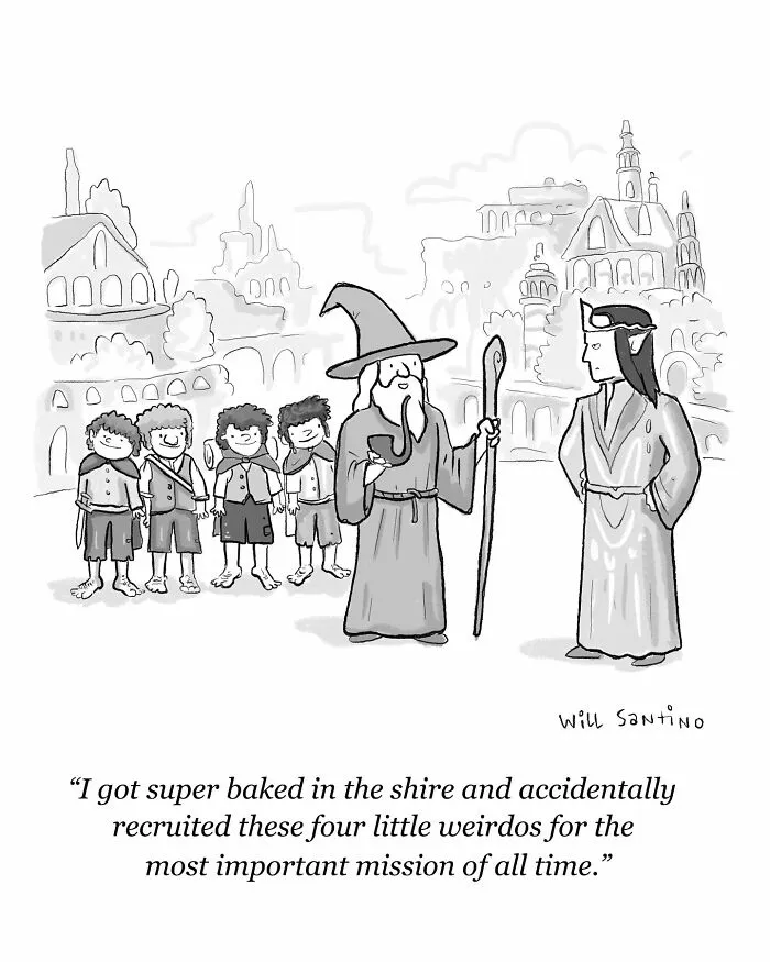 30 Hilariously Creative Short Cartoons Filled With Absurd Situations, By Will Santino (New Pics)