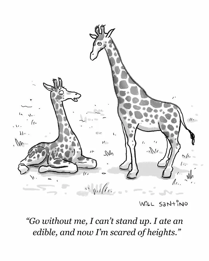 30 Hilariously Creative Short Cartoons Filled With Absurd Situations, By Will Santino (New Pics)