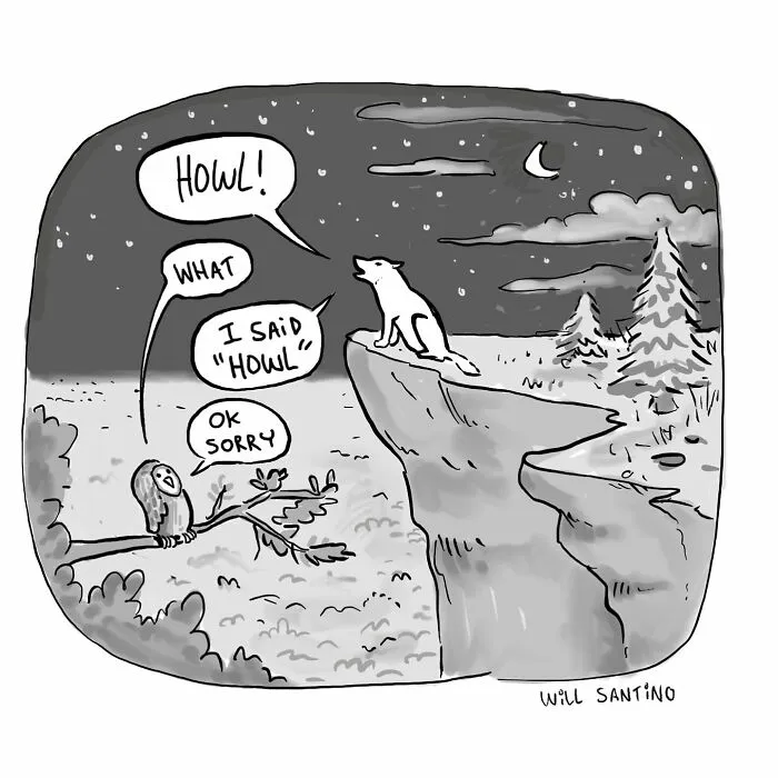 30 Hilariously Creative Short Cartoons Filled With Absurd Situations, By Will Santino (New Pics)