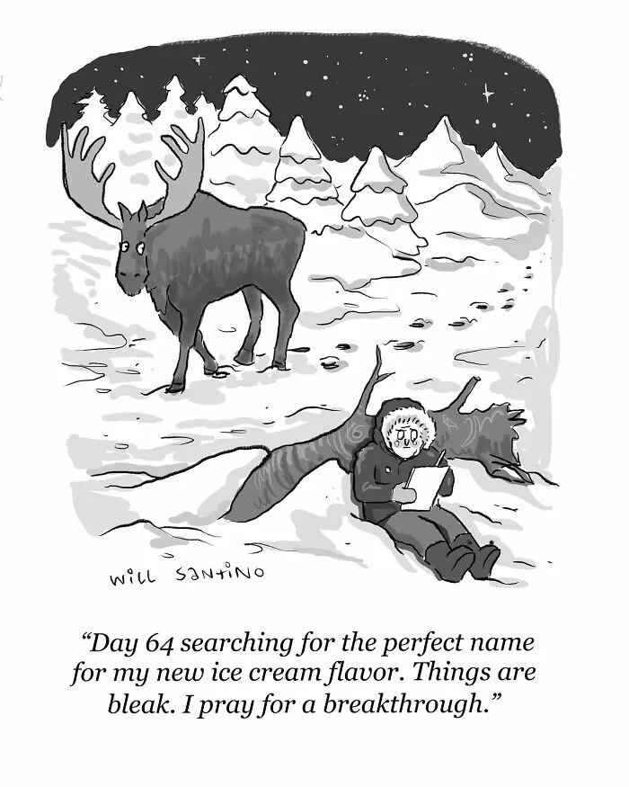 30 Hilariously Creative Short Cartoons Filled With Absurd Situations, By Will Santino (New Pics)