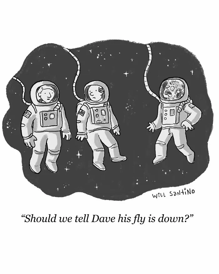 30 Hilariously Creative Short Cartoons Filled With Absurd Situations, By Will Santino (New Pics)