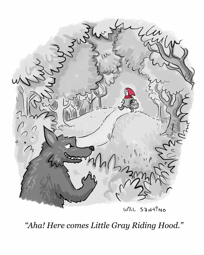 30 Hilariously Creative Short Cartoons Filled With Absurd Situations, By Will Santino (New Pics)