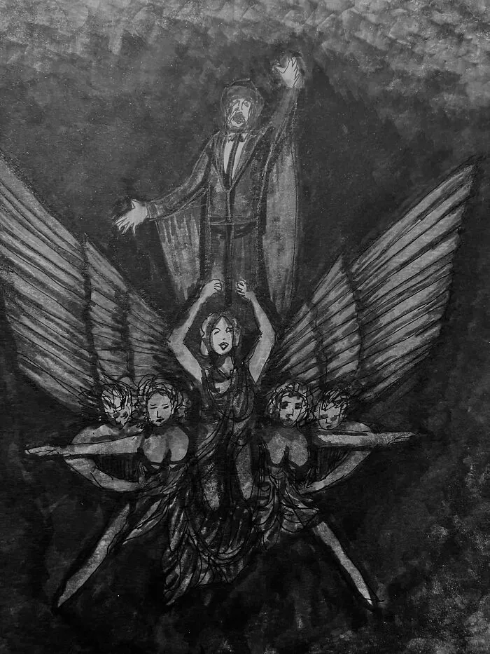 I Made Illustrations For The Phantom Of The Opera Book (29 Pics)
