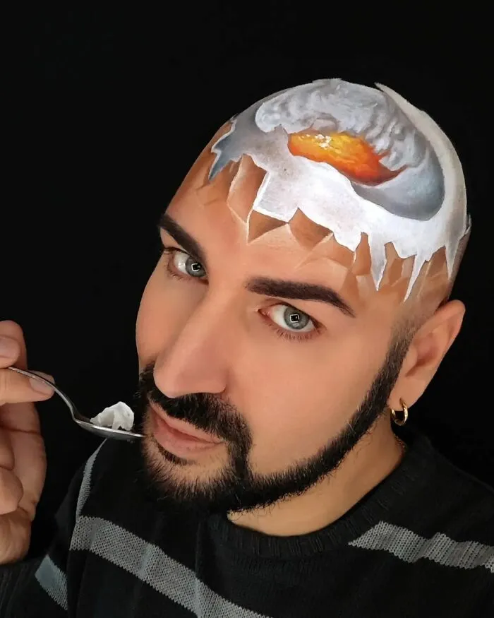 Luca Luce’s Mind-Bending 3D Makeup Art (25 Pics)
