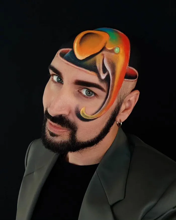 Luca Luce’s Mind-Bending 3D Makeup Art (25 Pics)