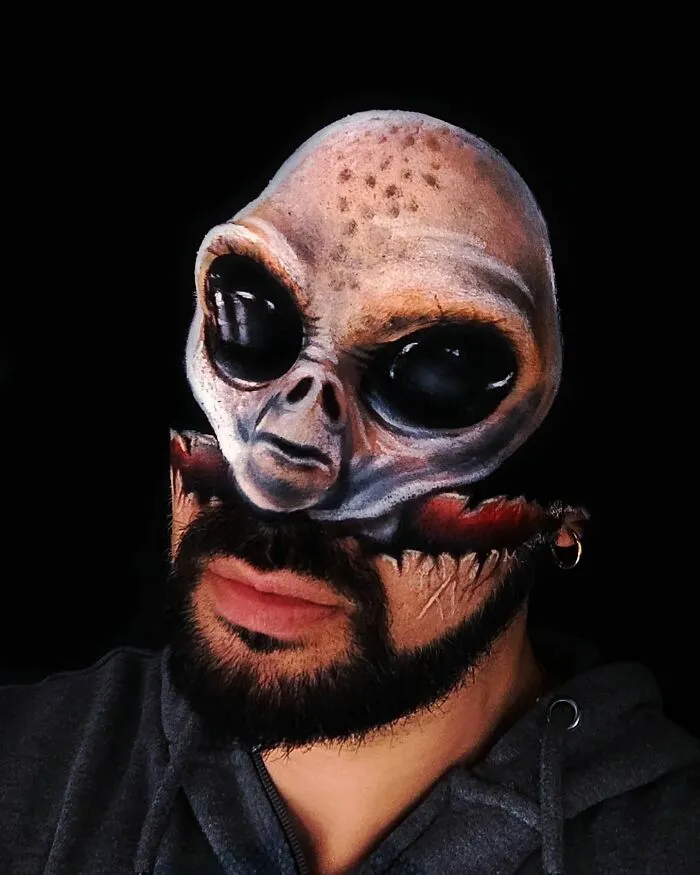 Luca Luce’s Mind-Bending 3D Makeup Art (25 Pics)