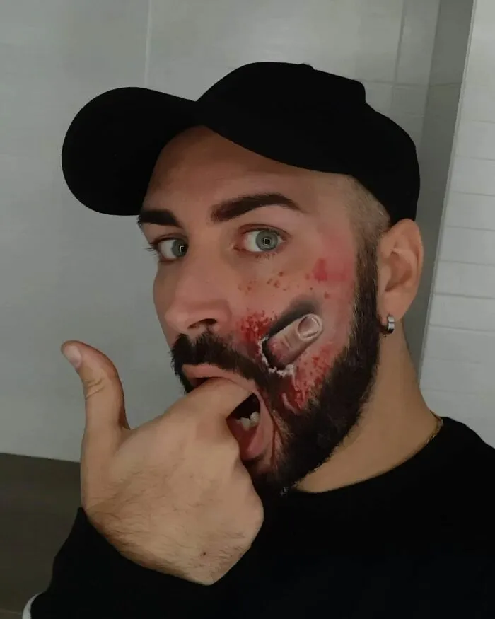 Luca Luce’s Mind-Bending 3D Makeup Art (25 Pics)