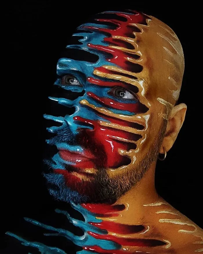 Luca Luce’s Mind-Bending 3D Makeup Art (25 Pics)
