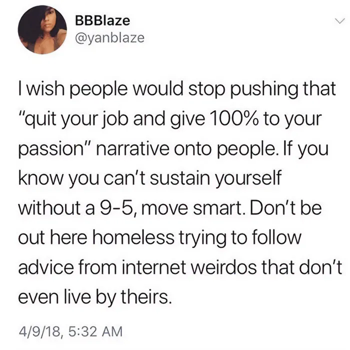“Don’t Listen To Internet Weirdos”