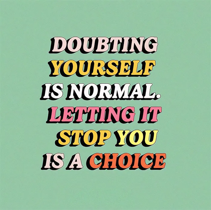 “Don’t Let Doubt Stop You”